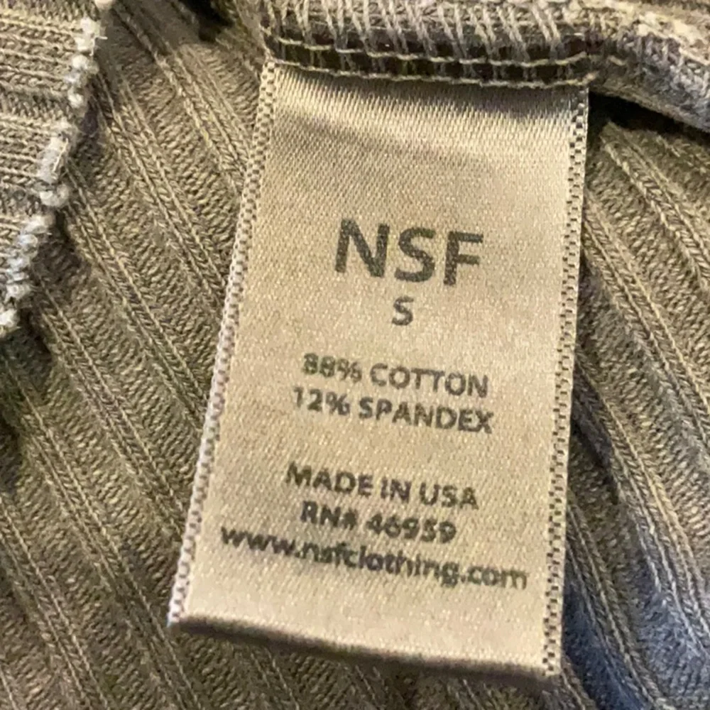 NSF Lin Rib Snap Front Cardigan